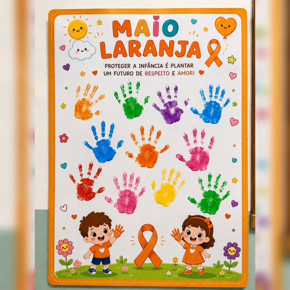 Kit Maio Laranja — amostra 1: 🧡 KIT MAIO LARANJA 🧡 Arquivo digital pronto para imprimir