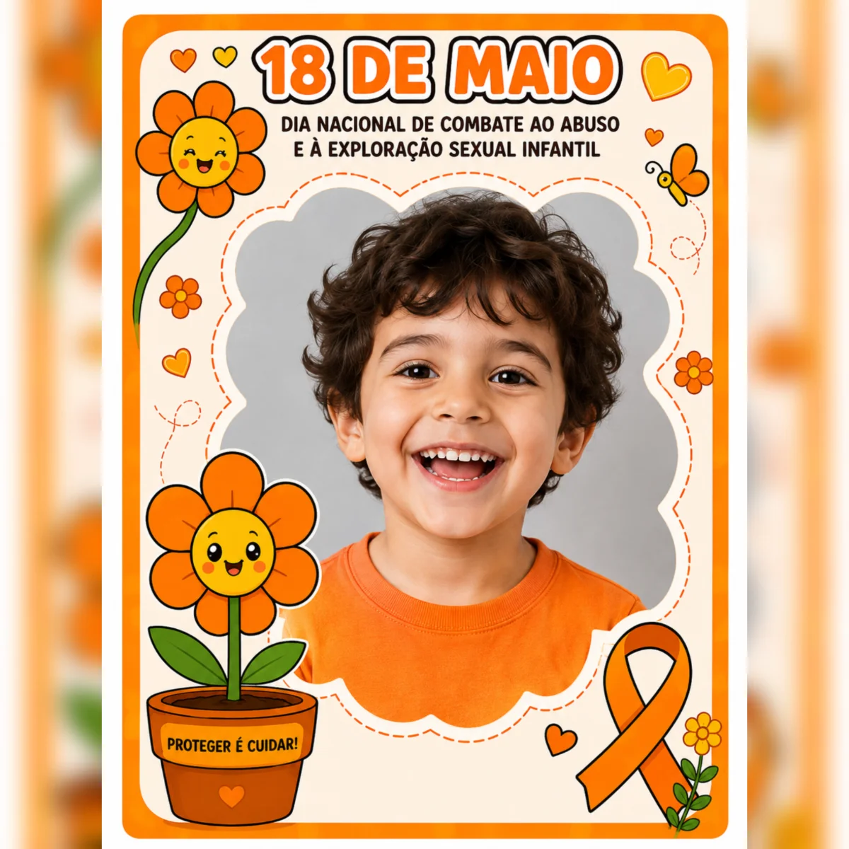 Kit Maio Laranja — amostra 2: 🧡 KIT MAIO LARANJA 🧡 Arquivo digital pronto para imprimir