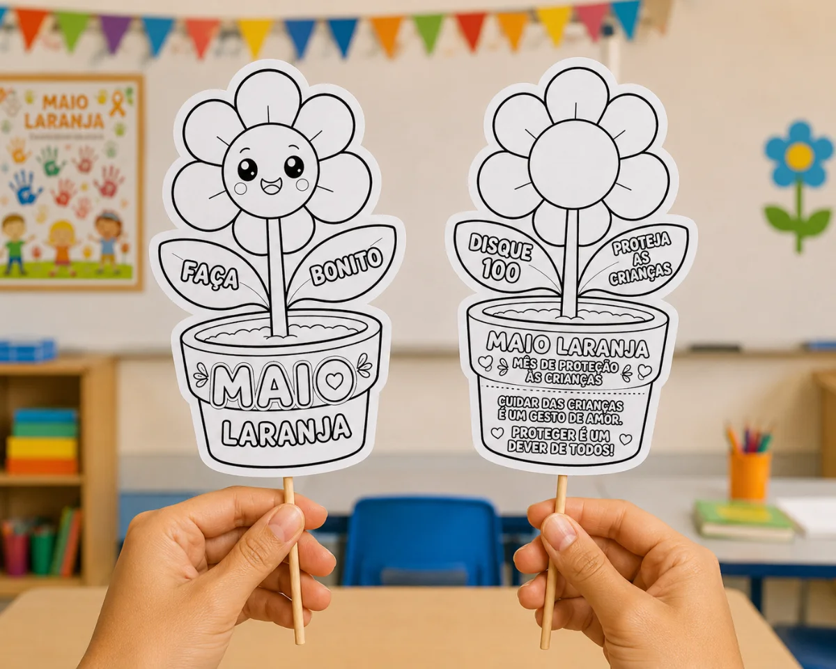 Kit Maio Laranja — amostra 4: 🧡 KIT MAIO LARANJA 🧡 Arquivo digital pronto para imprimir