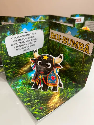 ...Kit Maquetes 3D — Folclore Brasileiro! 🌳 — amostra 2 do material
