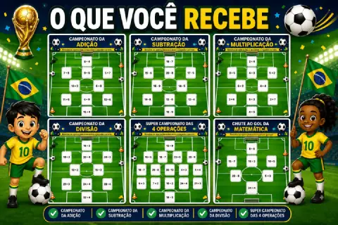 Kit Matemática na Copa 2026 – Aulas Divertidas com as 4 Operações — amostra 2: 📚 Habilidades trabalhadas