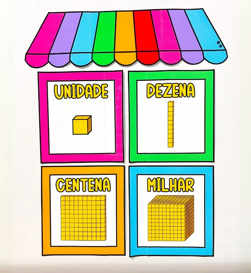 Kit Material Dourado | PDF Matemática 1° ao 5° Ano — amostra 1: Material pedagógico interativo é ideal para trabalhar o…