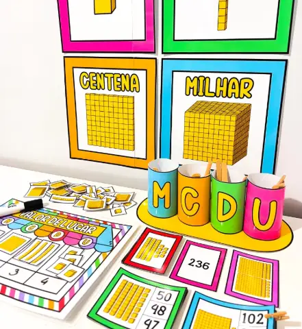 Kit Material Dourado | PDF Matemática 1° ao 5° Ano — capa do material