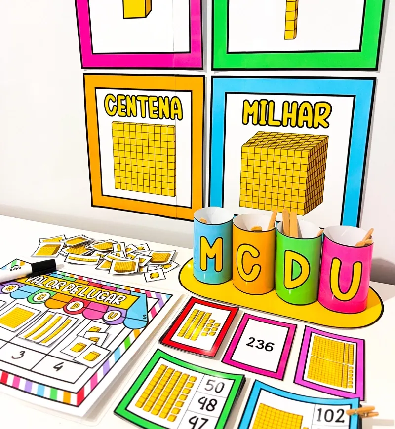 Kit Material Dourado | PDF Matemática 1° ao 5° Ano — Atividades para 2º ano: Material pedagógico interativo é ideal para…
