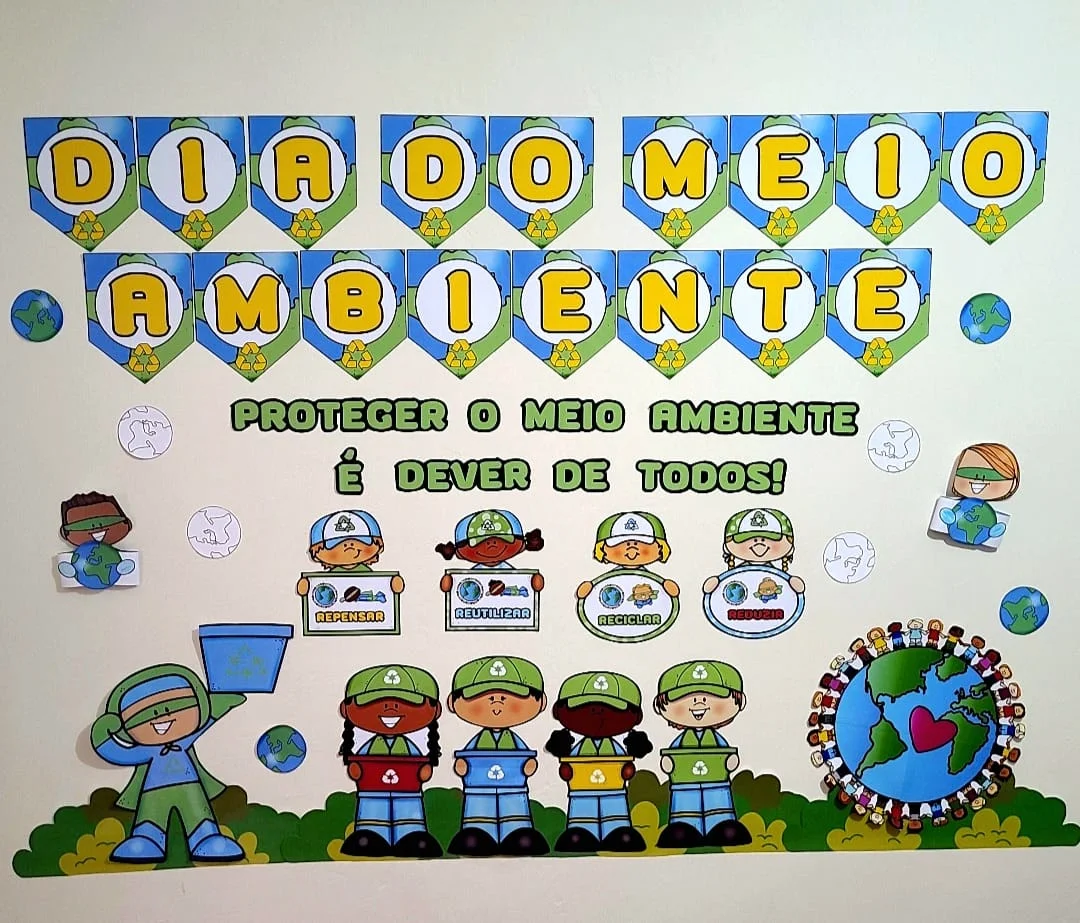 Kit Meio Ambiente – Atividades para Imprimir — Alfabetização para Educação Infantil: Com este material, proporcionamos aos…