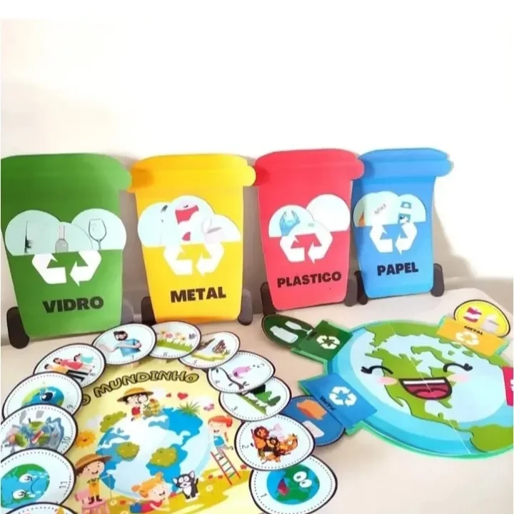 🌎♻️ KIT MEIO AMBIENTE ♻️🌎 — amostra 2: Um recurso lúdico e encantador para trabalhar conscientização ambiental na…