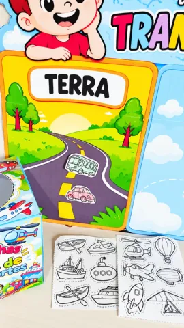 Kit Meios de Transporte - Recurso Completo — amostra 2: Um material lúdico e educativo para trabalhar de forma divertida os…