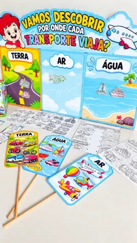 Kit Meios de Transporte - Recurso Completo — amostra 3: 📦 O kit contém: