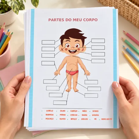 Kit Meu Corpo e os Cinco Sentidos: Atividades Educativas Infantis — amostra 1: Kit Meu Corpo e os Cinco Sentidos:… Kit Meu Corpo e os Cinco Sentidos: Atividades Educativas Infantis — amostra 1: Kit Meu Corpo e os Cinco Sentidos:…