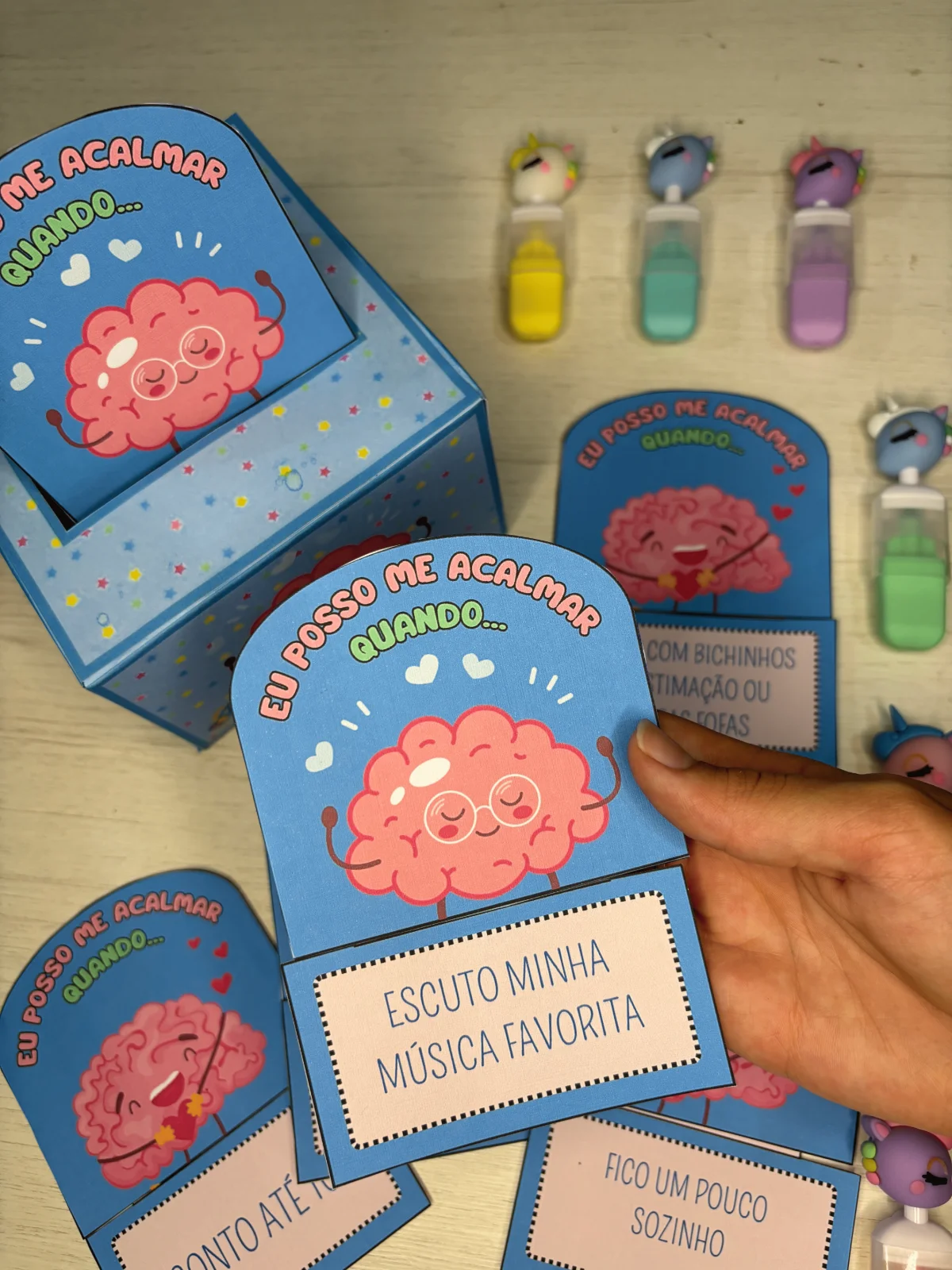 KIT MINHAS EMOÇÕES — EU POSSO ME ACALMAR QUANDO... — Alfabetização para Educação Infantil: O Kit Minhas Emoções foi pensado…