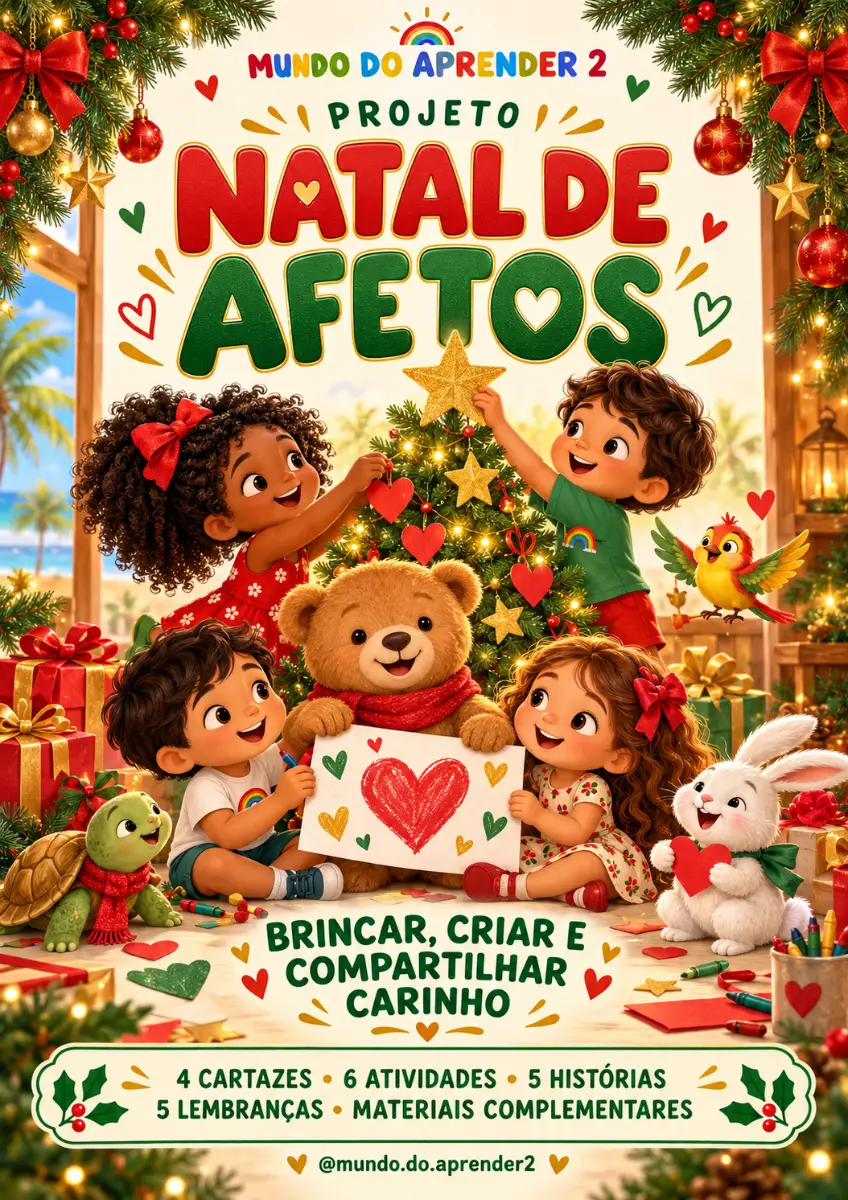 🎄 Kit Natal de Afetos - Educação Infantil — Atividades para Educação Infantil: 🎄 O Natal fica ainda mais especial quando…