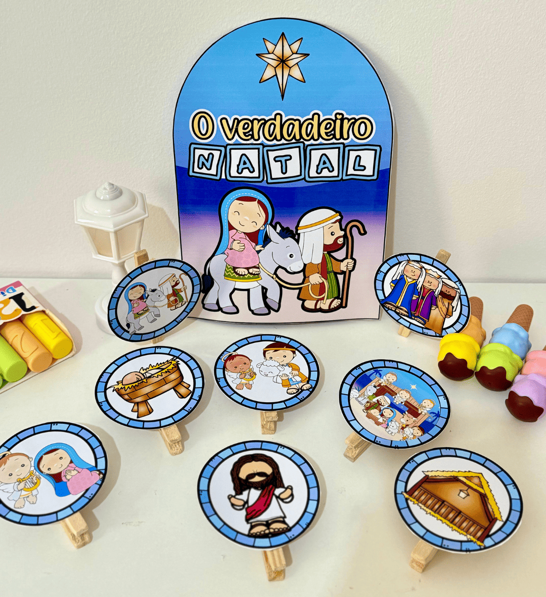 Kit Natal para imprimir: Luva de História e Presépio de Palitos — amostra 4: Para quem o kit é indicado