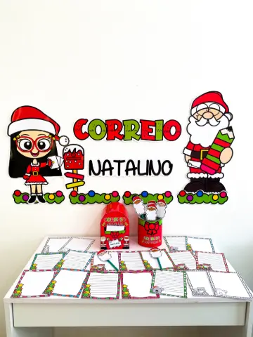 Kit Natalino – Caixa de Correio e Cartinhas para Imprimir — capa do material