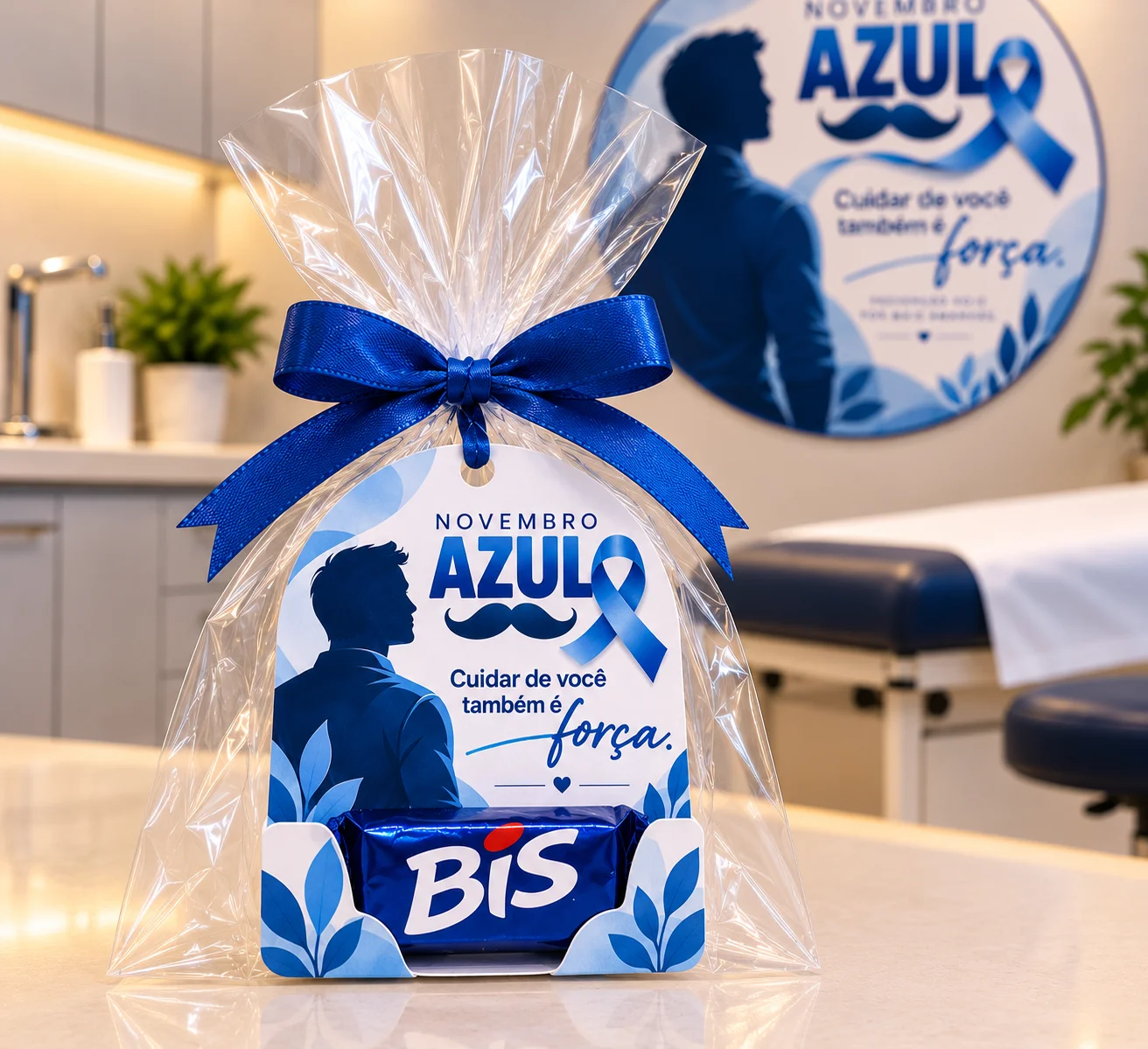 Kit Novembro Azul – 2 Painéis de Conscientização + Lembrancinha BIS — amostra 3: 💙 POR QUE ESCOLHER ESSE KIT?
