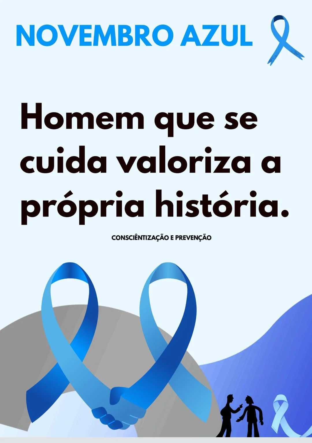 Kit Novembro Azul: Cartazes Prontos para Imprimir (12 Páginas A4) — amostra 1: Um kit digital composto por 12 frases… Kit Novembro Azul: Cartazes Prontos para Imprimir (12 Páginas A4) — amostra 1: Um kit digital composto por 12 frases…