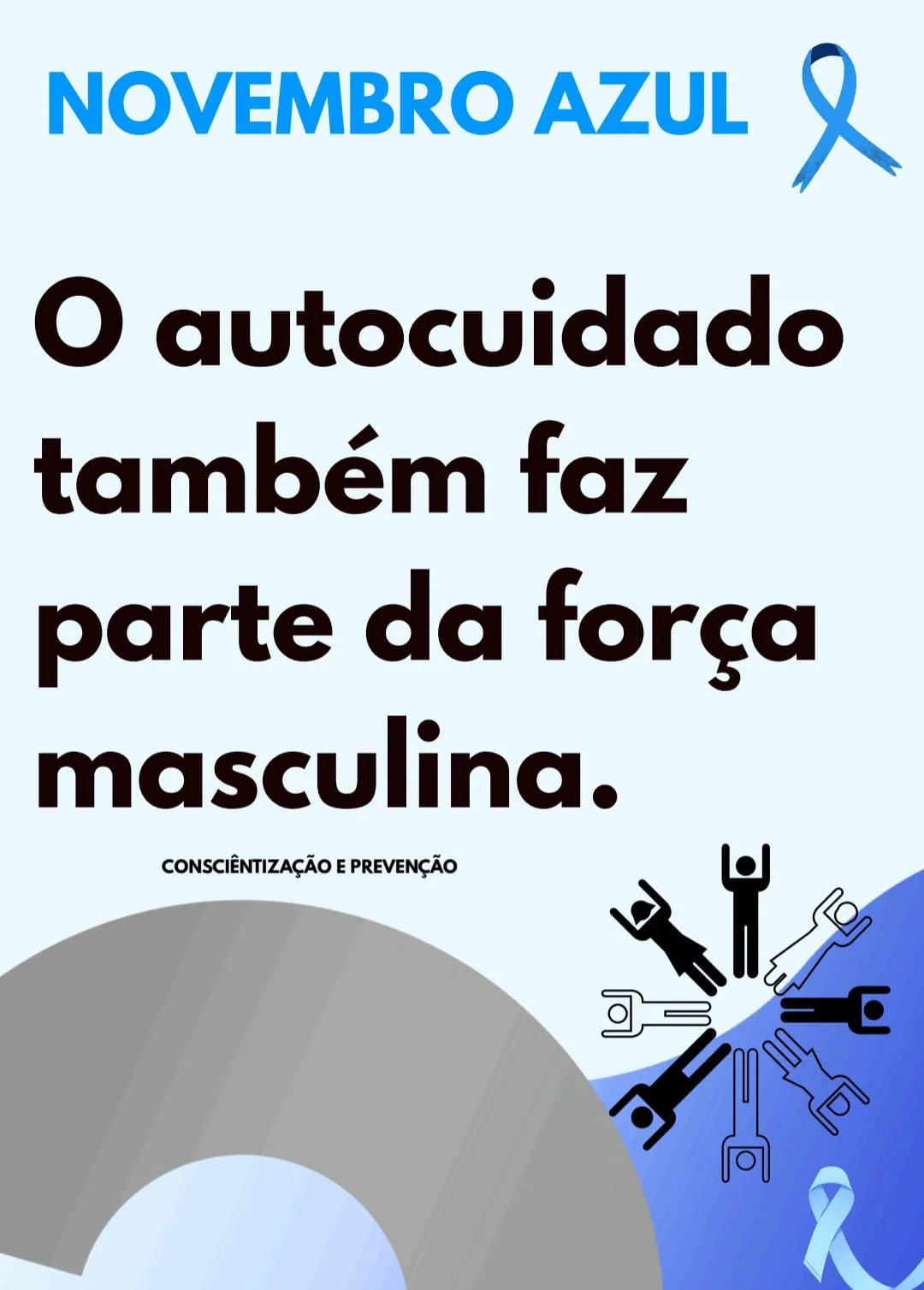Kit Novembro Azul: Cartazes Prontos para Imprimir (12 Páginas A4) — amostra 2: Um kit digital composto por 12 frases… Kit Novembro Azul: Cartazes Prontos para Imprimir (12 Páginas A4) — amostra 2: Um kit digital composto por 12 frases…
