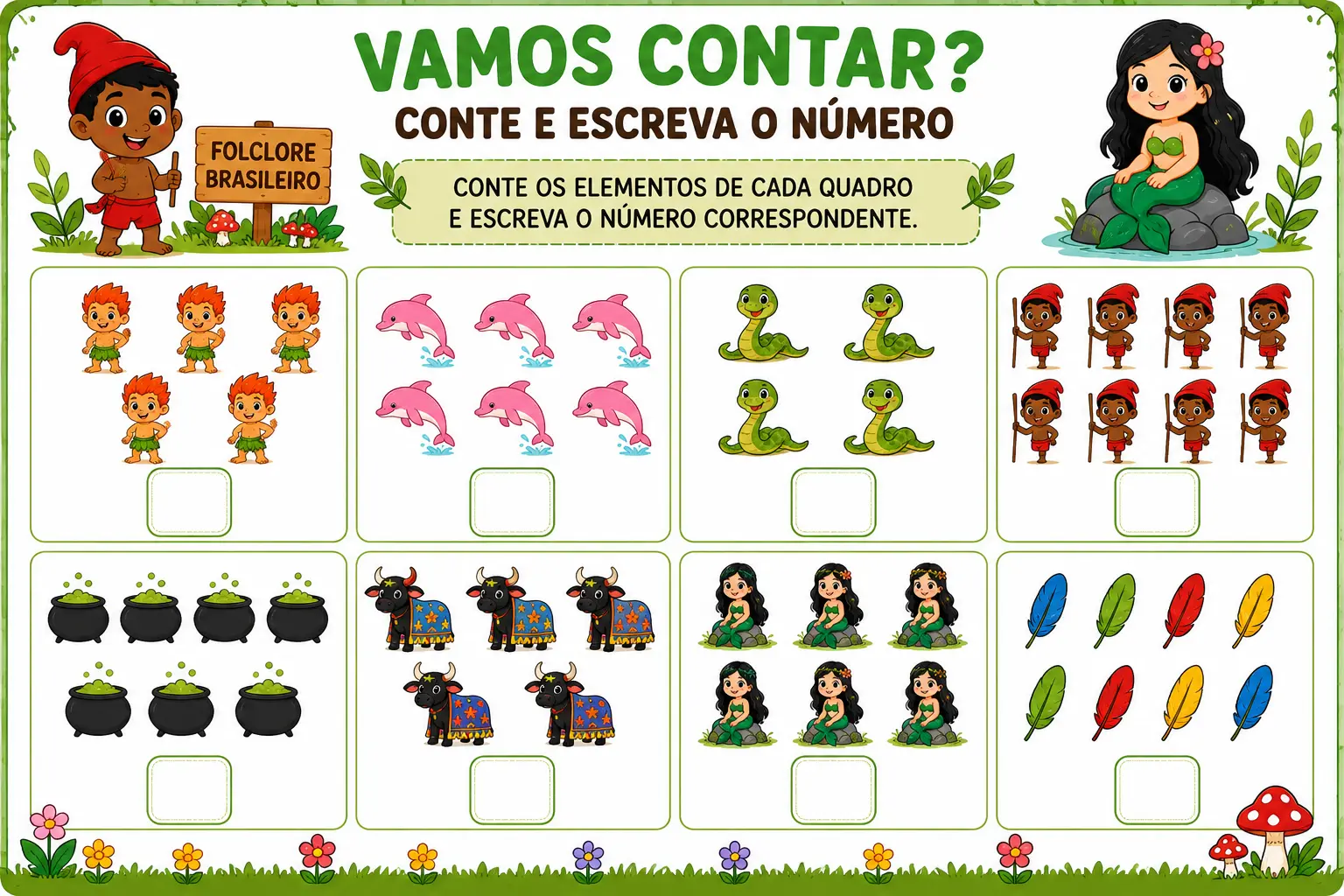 🔢🌈 KIT NÚMEROS E QUANTIDADES – 5 ATIVIDADES ✏️🧩 — amostra 4: 🔢🌈 KIT NÚMEROS E QUANTIDADES – 5 ATIVIDADES ✏️🧩 Aprender…