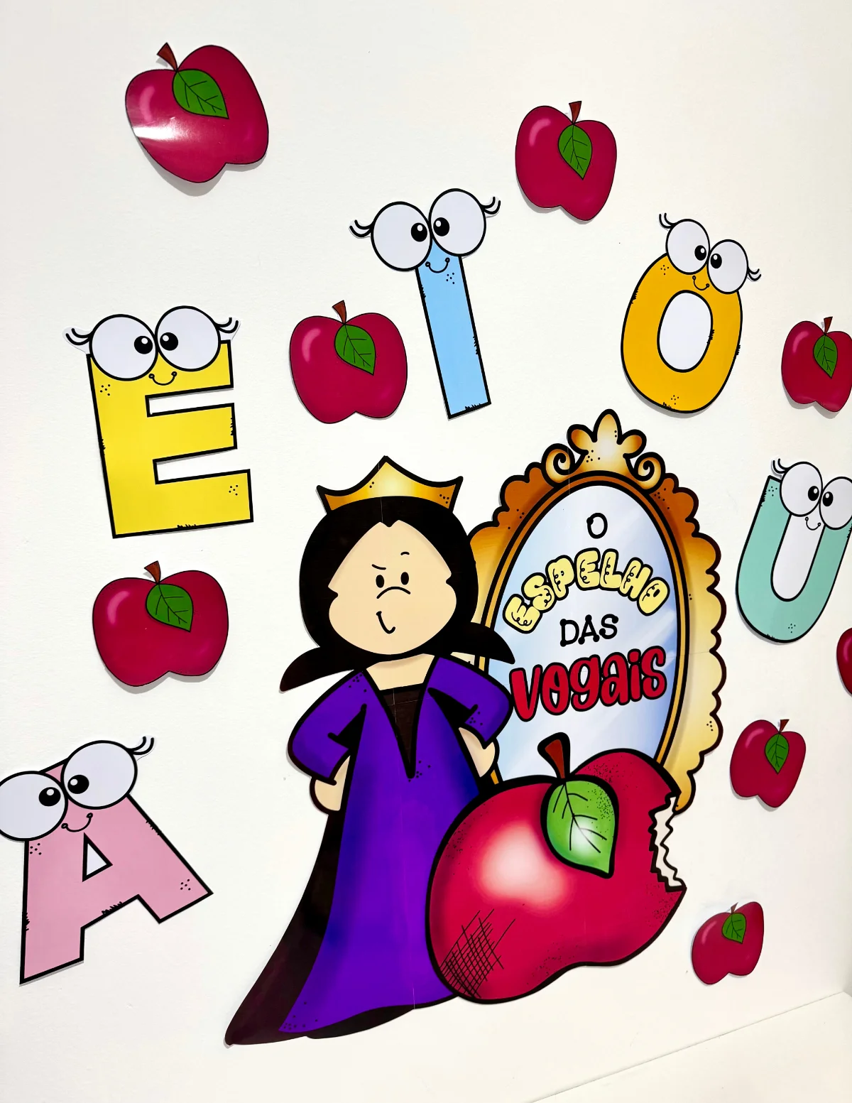 Kit O Espelho das Vogais – PDF para Imprimir | Educação Infantil — amostra 2: Sobre o Kit O Espelho das Vogais