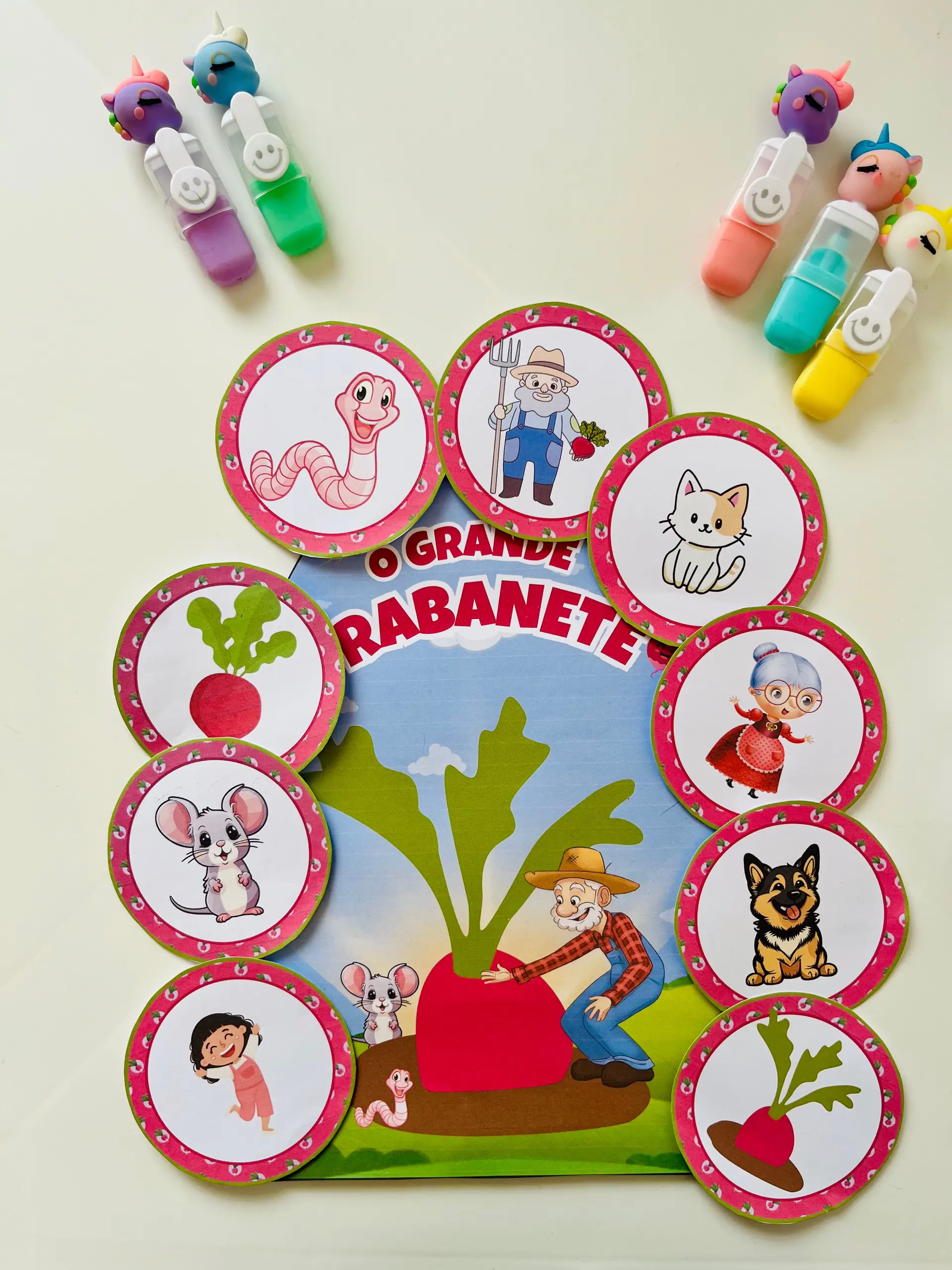 Kit O Grande Rabanete: Luva de História e Atividades — amostra 4: 🎯 Habilidades desenvolvidas: oralidade, vocabulário,…