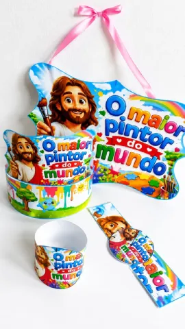 Kit O Maior Pintor do Mundo – para Culto Infantil — amostra 3: Um kit cristão colorido e encantador para deixar… Kit O Maior Pintor do Mundo – para Culto Infantil — amostra 3: Um kit cristão colorido e encantador para deixar…