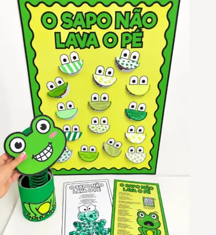 Kit O Sapo Não Lava o Pé | Arquivo em PDF Educação Infantil — capa do material