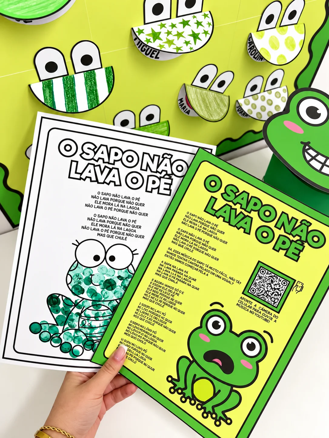 Kit O Sapo Não Lava o Pé – Atividades de Musicalização Infantil — amostra 4: Material pedagógico lúdico e interativo para…