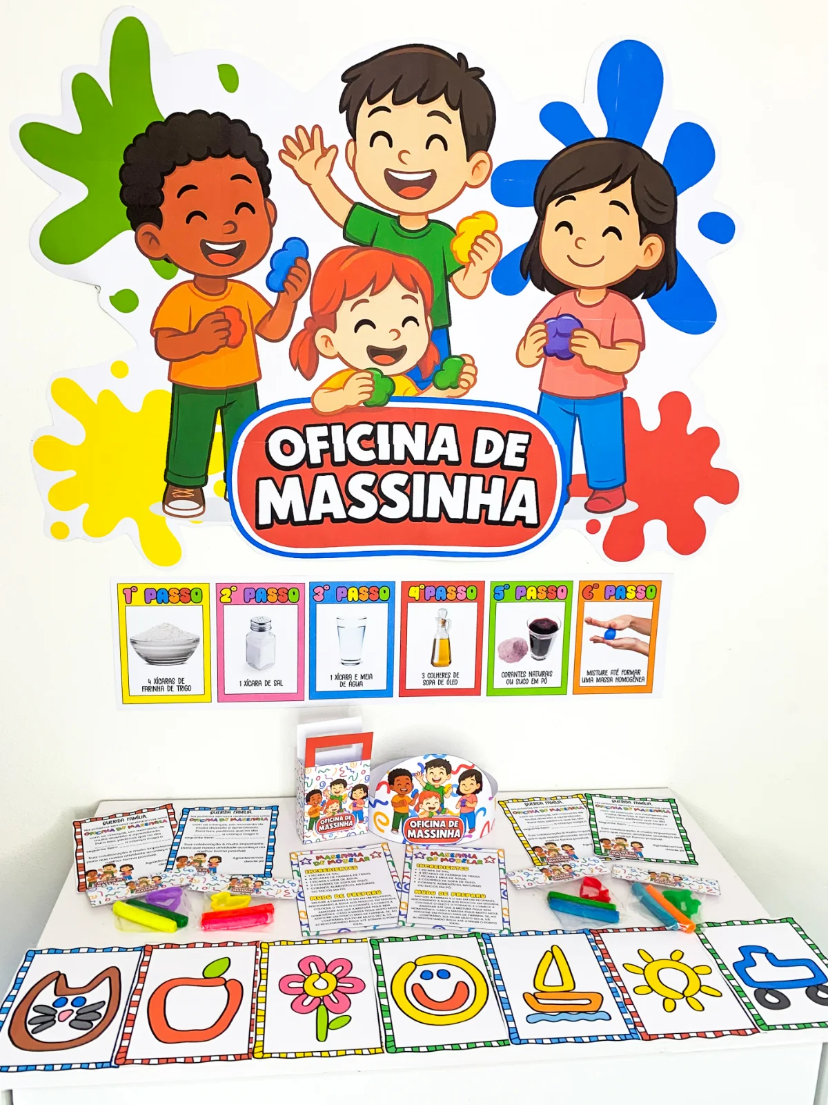 KIT OFICINA DE MASSINHA — diversão garantida na sua colônia de férias! — capa do material