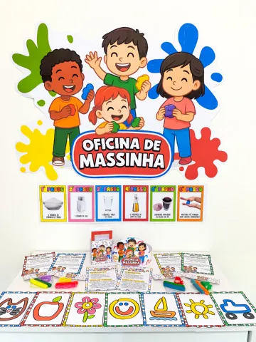Kit Oficina de Massinha para Educação Infantil — capa do material