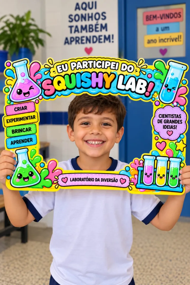 Kit Oficina de Squishy de Papel para Imprimir — amostra 3: Kit oficina de squishy para imprimir com 19 moldes de papel,…