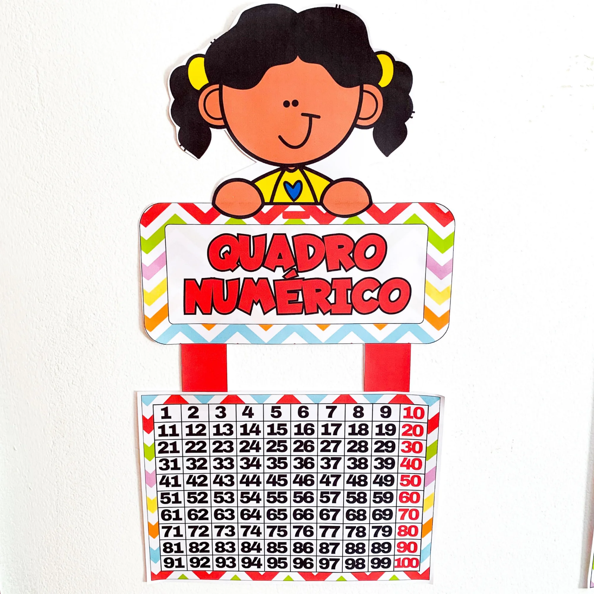 Kit Ornamentação de Sala para Educação Infantil em PDF — amostra 6: Kit de ornamentação de sala com alfabeto, numerais,…