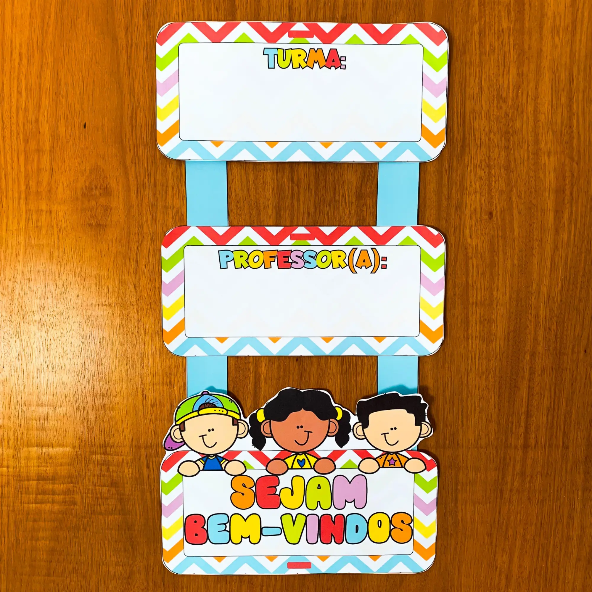 Kit Ornamentação de Sala para Educação Infantil em PDF — amostra 7: Kit de ornamentação de sala com alfabeto, numerais,…