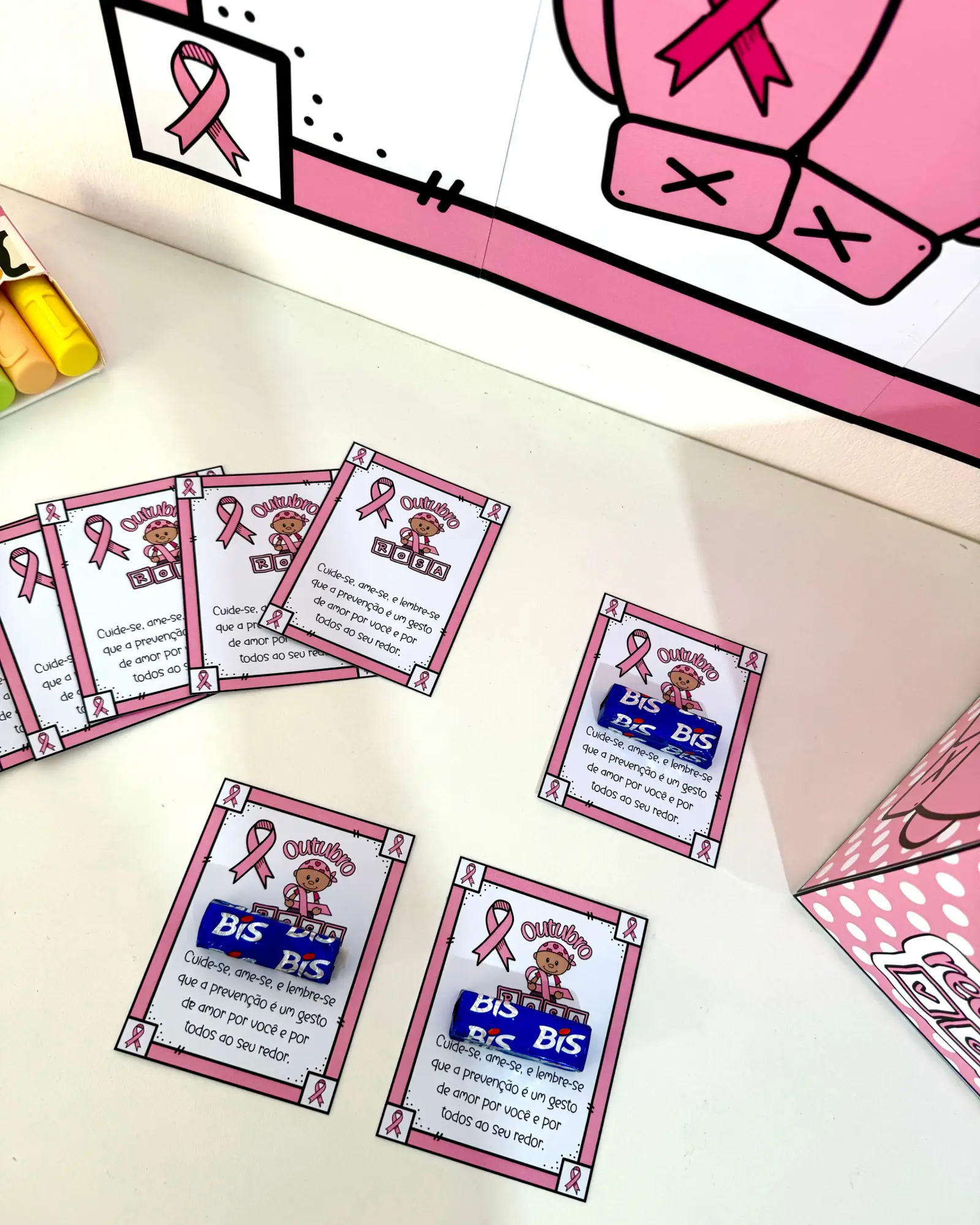 Kit Outubro Rosa – Atividades para Imprimir — amostra 3: Um kit especial para trabalhar o tema Outubro Rosa com turmas da…