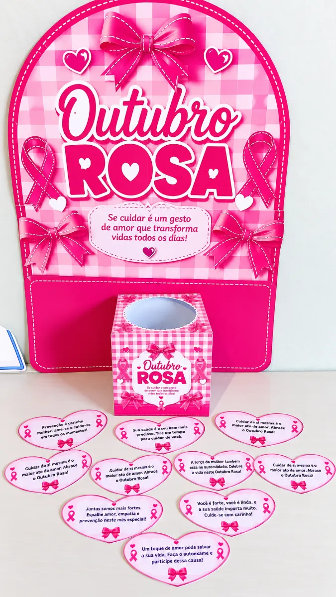 Kit Outubro Rosa – Cuidar É Um Ato De Amor Em PDF! — amostra 1: Kit Outubro Rosa – Cuidar É Um Ato De Amor Em PDF! Um…