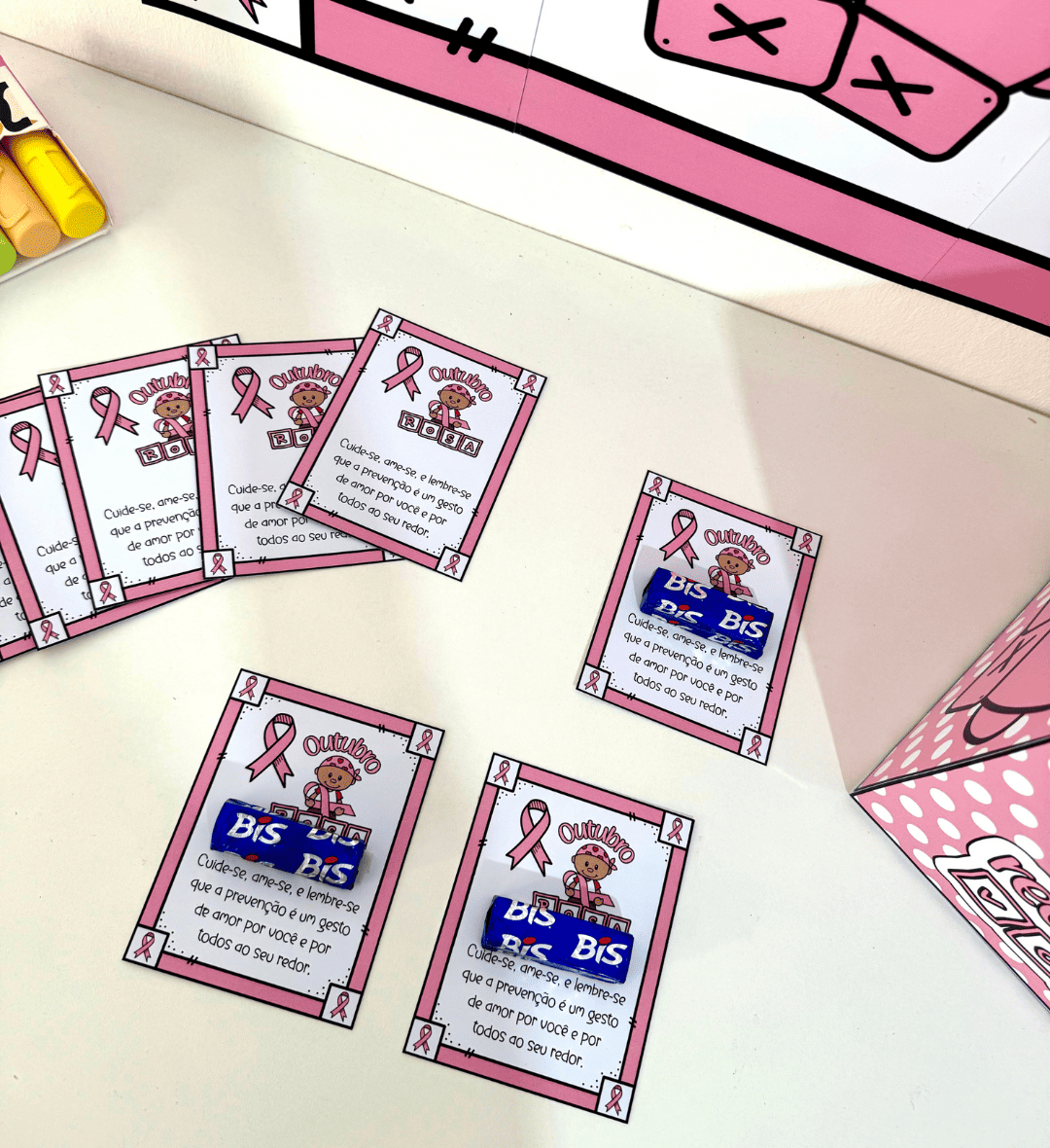 Kit Outubro Rosa em PDF para Educação Infantil e Anos Iniciais — amostra 6: Prepare uma abordagem acolhedora do Outubro…