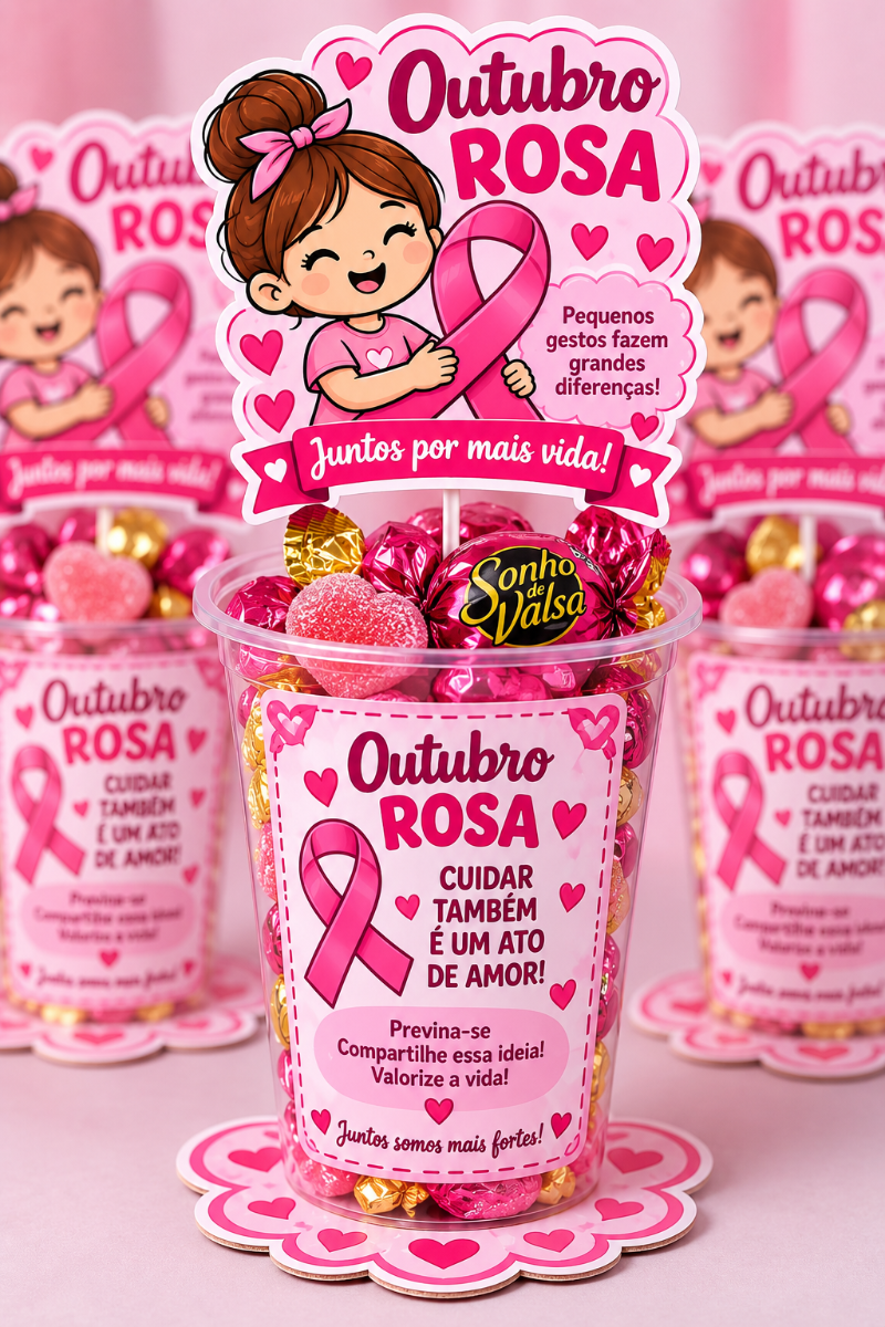 KIT OUTUBRO ROSA — Lembrancinhas Especiais para Professoras — amostra 1: ✨ Transforme o Outubro Rosa em um momento de…
