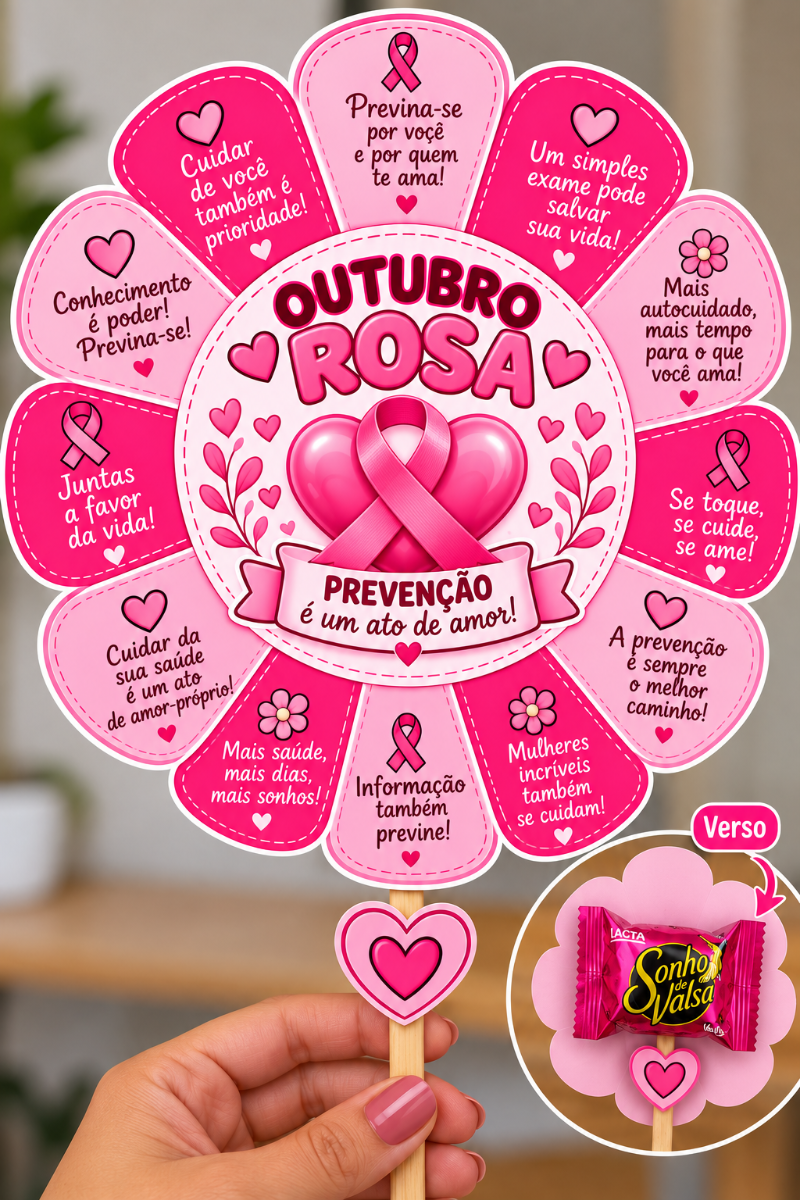 KIT OUTUBRO ROSA — Lembrancinhas Especiais para Professoras — amostra 2: ✨ Transforme o Outubro Rosa em um momento de…
