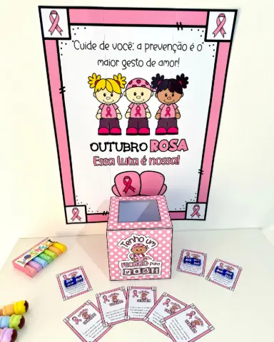 Kit Outubro Rosa para Educação Infantil e Anos Iniciais do Ensino Fundamental — capa do material