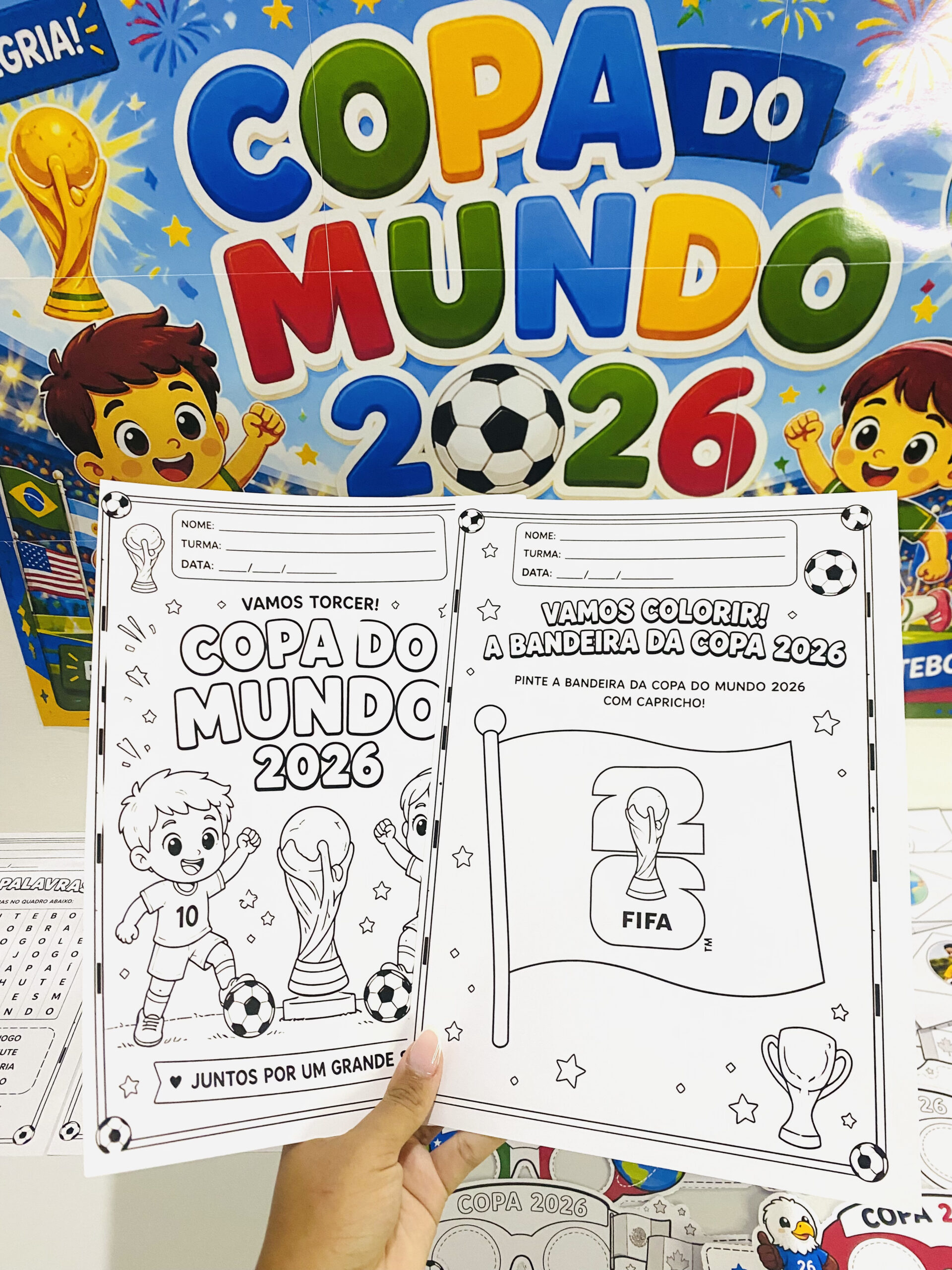 Kit painel copa do mundo – Material Pedagógico — amostra 2: Sobre o KIT PAINEL COPA DO MUNDO