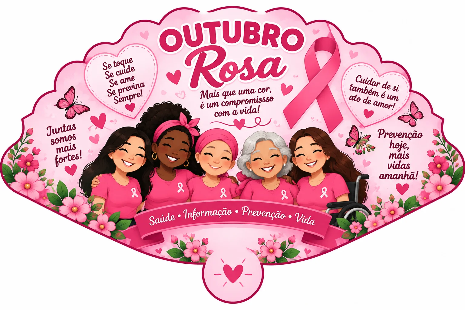 Kit Painel e Lembrancinhas Outubro Rosa (cópia) — amostra 3: 🌸 KIT OUTUBRO ROSA – MATERIAL PEDAGÓGICO E DECORATIVO 💗 Um…