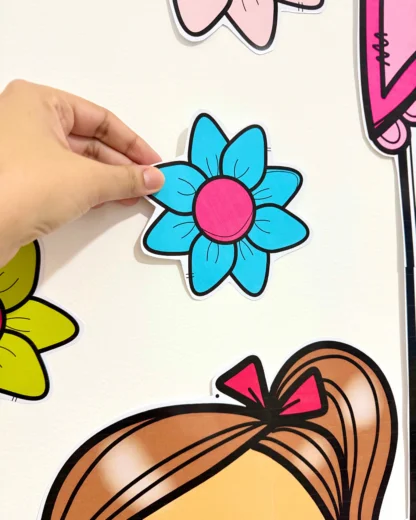 Kit Painel + Lembrancinha Dia da Mulher — amostra 4: Encante sua escola com este Kit Painel + Lembrancinha do Dia da Mulher