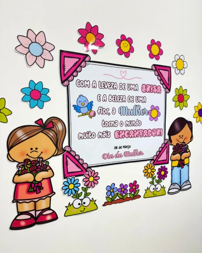 Kit Painel + Lembrancinha Dia da Mulher — capa do material