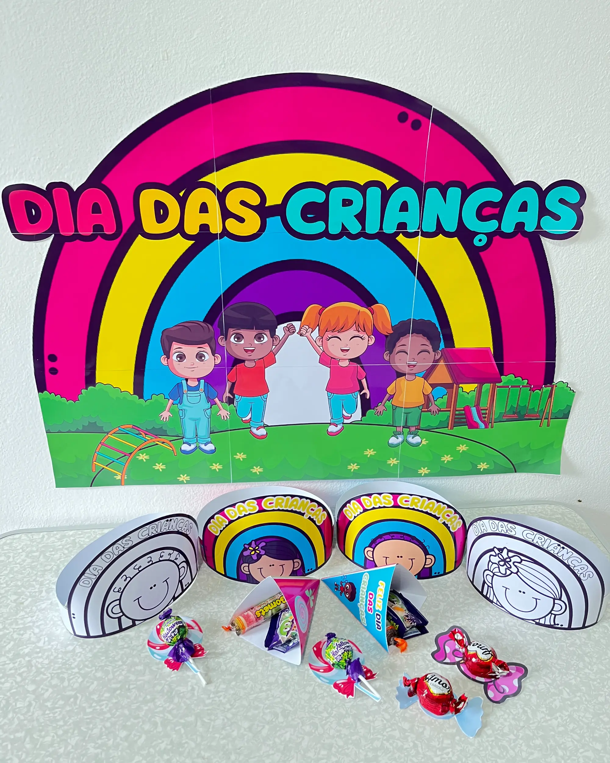 KIT PAINEL + LEMBRANCINHAS DIA DAS CRIANÇAS — Datas comemorativas para Educação Infantil: Transforme o Dia das Crianças em…