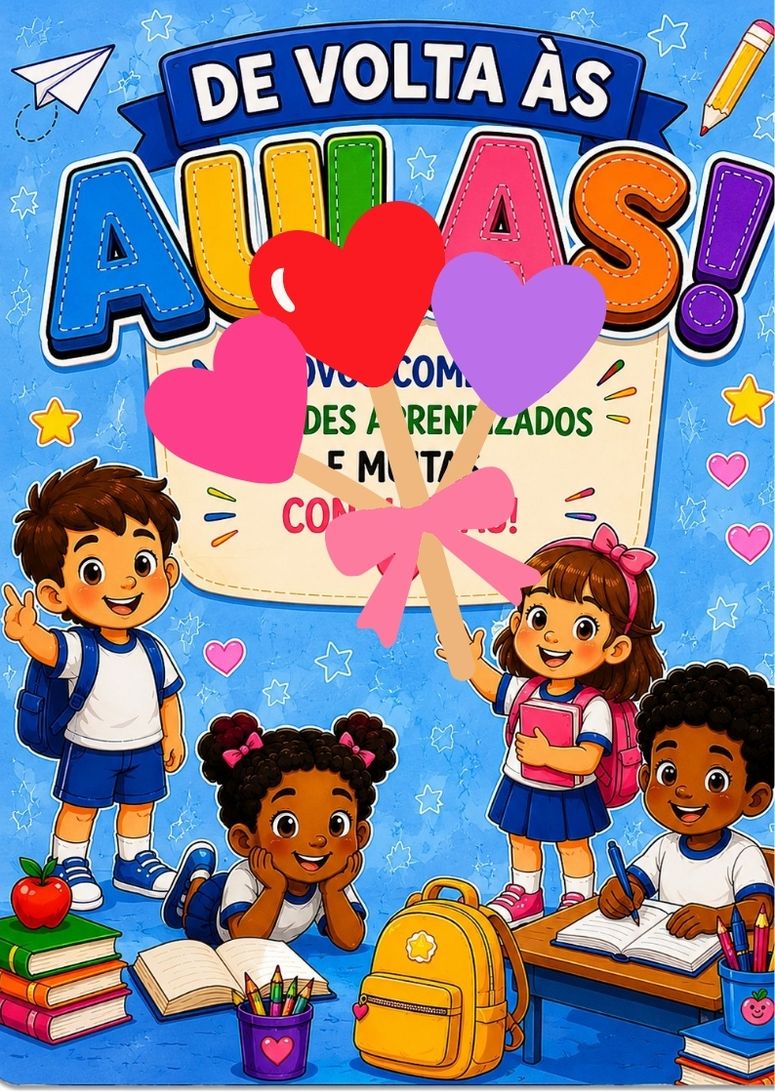 Kit painel volta às aulas e cartão para pirulito – PDF para Imprimir — amostra 1: O que vem no material