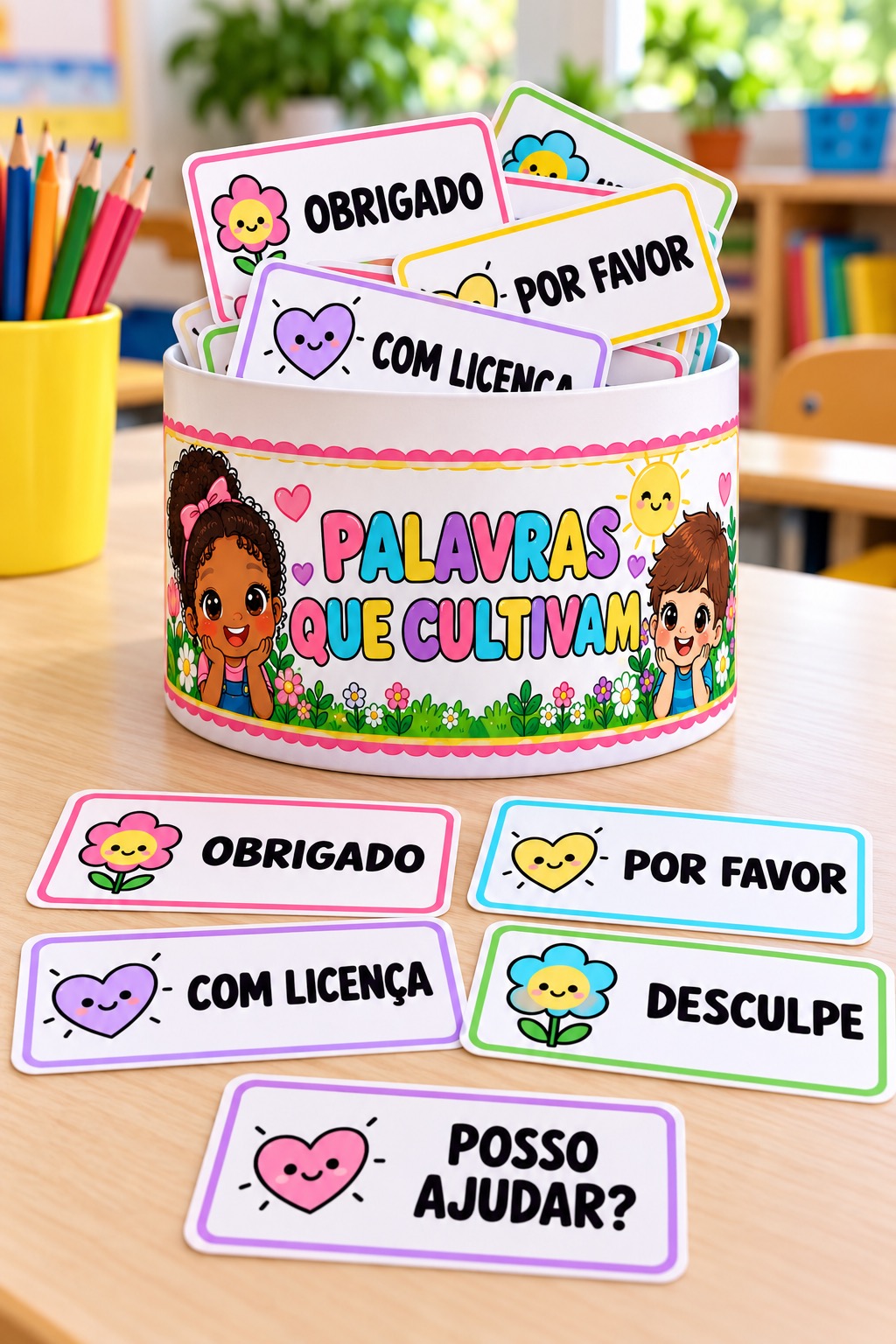 Kit Palavras de Gentileza – Atividades Socioemocionais anos iniciais — amostra 3: Kit pedagógico com painel, fichas, cards,… Kit Palavras de Gentileza – Atividades Socioemocionais anos iniciais — amostra 3: Kit pedagógico com painel, fichas, cards,…
