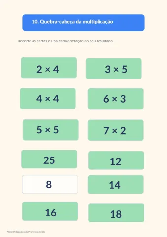 Kit Pedagógico as 4 operações matemática — amostra 2: Aprenda adição, subtração, multiplicação e divisão com o Kit "As 4… Kit Pedagógico as 4 operações matemática — amostra 2: Aprenda adição, subtração, multiplicação e divisão com o Kit "As 4…