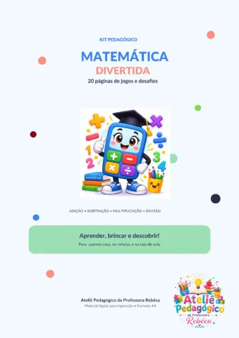 Kit Pedagógico as 4 operações matemática — capa do material