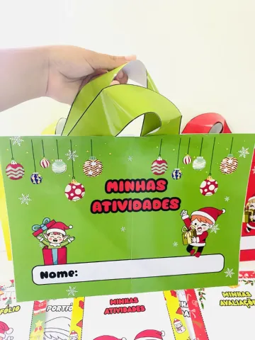 Kit Pedagógico com 3 Modelos de Sacolas e 3 Capas — amostra 3: Kit para sala de aula com 3 modelos de sacolas e 3 modelos…