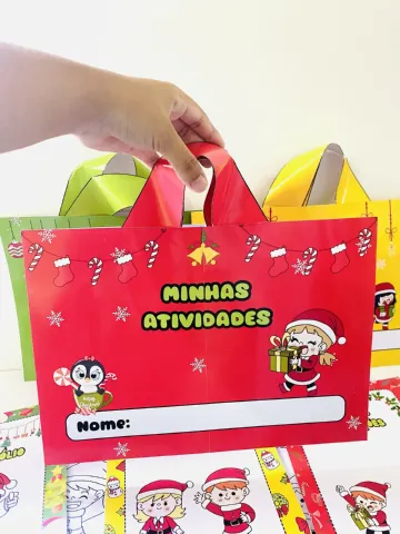 Kit Pedagógico com 3 Modelos de Sacolas e 3 Capas — amostra 5: Kit para sala de aula com 3 modelos de sacolas e 3 modelos…