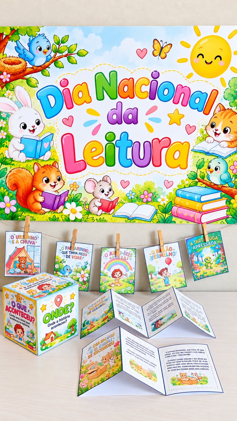 Kit Pedagógico Dia Nacional da Leitura : Alfabetização Anos Iniciais — amostra 1: Material pedagógico em PDF para trabalhar… Kit Pedagógico Dia Nacional da Leitura : Alfabetização Anos Iniciais — amostra 1: Material pedagógico em PDF para trabalhar…