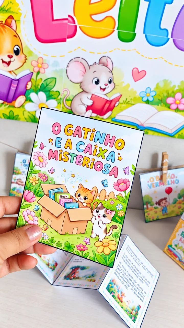 Kit Pedagógico – Dia Nacional da Leitura 🌈💖 — amostra 3: imaginação e despertar o interesse das crianças pelo mundo Kit Pedagógico – Dia Nacional da Leitura 🌈💖 — amostra 3: imaginação e despertar o interesse das crianças pelo mundo